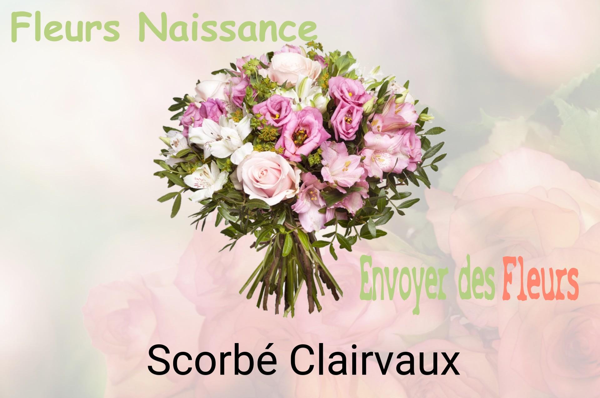 Bouquet de fleurs de naissance livré à Scorbé-Clairvaux